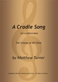 A Cradle Song SA choral sheet music cover